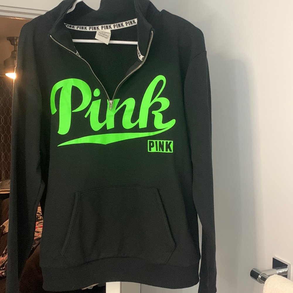 PINK zip-up sweatshirt